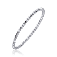 ราคา Beauty Minimal แหวนเงินแท้ 925 Silver Jewelry แหวนมินิมอล เงินแท้ทั้งวง ไม่ชุบ (11742135524)