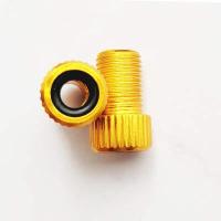 ราคา 2ชิ้น อะแดปเตอร์หัวแปลงสูบลมจุ๊บเล็กเป็นจุ๊บใหญ่ PRESTA TO SHRADER VALVE ADAPPTERS 2PCS (15065104072)