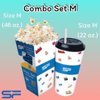 ราคา ชุด Combo Set ป๊อปคอร์น น้ำอัดลม ของ SF Cinema สามารถอัพไซส์ได้ที่หน้าเคาน์เตอร์ และใช้ได้ทุกสาขา (16251757918)