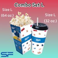 ราคา ชุด Combo Set ป๊อปคอร์น น้ำอัดลม ของ SF Cinema สามารถอัพไซส์ได้ที่หน้าเคาน์เตอร์ และใช้ได้ทุกสาขา (18069593605)