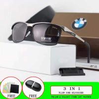 ราคา แว่นกันแดดโพลาไรซ์ผู้ชายใหม่ BMW เทรนด์แฟชั่นสแควร์แว่นตาขับรถแว่นกันแดดโลหะแสงแดดแว่นตา (13992055290)