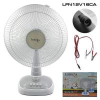 ราคา Lumira พัดลม DC ขนาด 16 นิ้ว รุ่นใหม่ 5 ใบพัด LFN 032 LFN12V16CA มีสองสี ขาว ฟ้า ใช้กับแบตเตอรี่ แผงโซล่าเซลล์ ไฟบ้านได้ (12869485599)