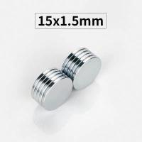 ราคา 10ชิ้น แม่เหล็ก 15x1 5มิล Magnet Neodymium 15 1 5mm แม่เหล็กแรงสูง 15 1 5มิล กลมแบน 15mm x 1 5mm แรงดูดสูง ติดแน่น ติดทน พร้อมส่ง (2186720249)