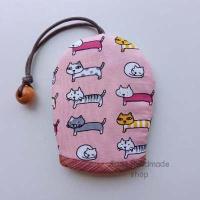 ราคา Key cover กระเป๋าใส่กุญแจ ที่ครอบกุญแจ ที่เก็บกุญแจ พวงกุญแจ งานแฮนด์เมด ทำจากผ้าคอตตอน (12874957757)
