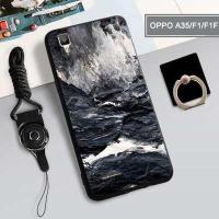 ราคา สำหรับ OPPO A35 F1 F1F 360 ป้องกันโทรศัพท์เคสซิลิโคนกันกระแทกเคสโทรศัพท์เคสโทรศัพท์สำหรับ OPPO A35 f1 F1F OPPO เคสโทรศัพท์ฟรี Lanyard ที่วางที่ตั้งแหวน (428953123)