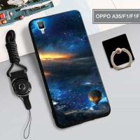 ราคา สำหรับ OPPO A35 F1 F1F 360 ป้องกันโทรศัพท์เคสซิลิโคนกันกระแทกเคสโทรศัพท์เคสโทรศัพท์สำหรับ OPPO A35 f1 F1F OPPO เคสโทรศัพท์ฟรี Lanyard ที่วางที่ตั้งแหวน (428953114)