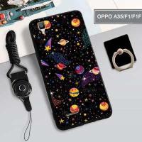 ราคา สำหรับ OPPO A35 F1 F1F 360 ป้องกันโทรศัพท์เคสซิลิโคนกันกระแทกเคสโทรศัพท์เคสโทรศัพท์สำหรับ OPPO A35 f1 F1F OPPO เคสโทรศัพท์ฟรี Lanyard ที่วางที่ตั้งแหวน (428953130)