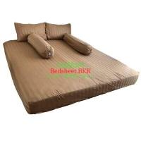 ราคา Bedsheet BKK ผ้าปูที่นอน มี3 5ฟุต 5ฟุต 6ฟุต Fitted Sheet King Queen Single Size รหัส168 (2554720524)