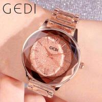 ราคา GEDI 81006 นาฬิกาผู้หญิงนาฬิกาข้อมือผู้หญิง นาฬิกาลำลองผู้หญิง กันน้ำ สายแสตนเลส แท้100 ตั้งเวลาไทยพร้อมใช้งาน (11273944922)