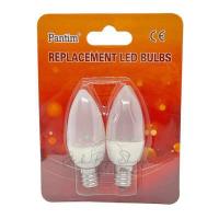 ราคา หลอดไฟ ทรงจำปา LED E12 ศาลเจ้า 0 5W เทียบเท่า 7W แพ็คคู่ มี สีขาว สีวอร์มไวท์ สีแดง สีเหลือง (10173473539)