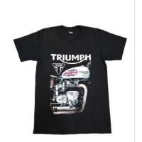 ราคา เสื้อยืด T shirt เสื้อคอกลม เสื้อยืดผู้ชาย เสื้อยืดวินเทจ งานแฮนเมด สกรีนมือ เสื้อยืดลาย TRIUMPH COOL เสื้อยืดสุดคูล No 67 ลาย TRIUMPH COOL (12110471194)