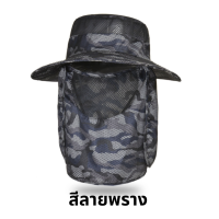 ราคา หมวกกันแดด 360 องศา หมวกคลุมกันแดด กันร้อน แยกชิ้นได้ (17304601742)