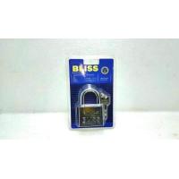 ราคา BLISS แม่กุญแจล็อค แบบสั้น ยาว 50mm พร้อมลูกกุญแจ 3 ดอก (7855311218)