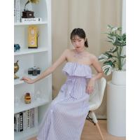 ราคา mushaboom 104 เดรสยาวเกาะอก เดรสยาวปาดไหล่ เดรสลายทาง เดรสใส่ไปคาเฟ่ เดรสใส่ไปทะเล (17446740049)