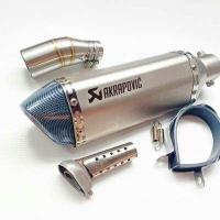 ราคา ชุดสลิปออน Z Ninja 250 300 แสตนเลสเกรด 304 อย่างดีสวมปลายท่อแต่งขนาด 2 นิ้ว 51 มม AK14นิ้วเงินปากเคฟล่า (4358078164)