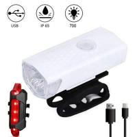 ราคา BAIMU Bicycle Light ไฟจักรยาน LED ไฟหน้าแบบชาร์จไฟ USB ไฟหน้าและไฟท้ายจักรยาน ไฟเตือนความปลอดภัยสำหรับจักรยาน ไฟจักรยานกันน้ำ ไฟฉาย (15605076723)