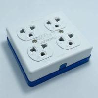 ราคา ปลั๊กมีกราวด์ เต้ารับกราวด์ ปลั๊กลอย ติดลอย ติดผนัง 4 ที่ 16A 250V ยี่ห้อ วีน่า VENA (15760938560)