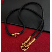 ราคา สร้อยเชือกร่ม หัวเรียบ หุ้มทองแท้99 99 ห้อยพระ2องค์ (17240129202)