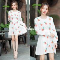 ราคา เดรสปักผ้าสปันปักลายสับปะรด เสื้อปัก เดรสปัก งานปัก สดใส แต่งโชคคอ เหมาะกับซัมเมอร์สุด เดรสปัก งานปัก ผ้านิ่มใส่สบาย ขนาดตามภาพเลยค่า (16456185266)