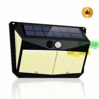 ราคา Warm white light ไฟติดผนังโซล่าเซลล์พลังงานแสงอาทิตย์ เซ็นเซอร์ 228 LED 3 โหมด ขนาดใหญ่ (5484136232)