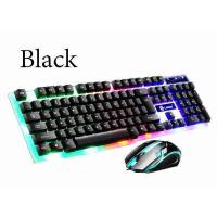 ราคา ชุดคีย์บอร์ด เมาส์ ไฟสีรุ้ง LIMEIDE GTX300 Gaming Keyboard mouse Rainbow RGB LED Illuminated (8903799432)