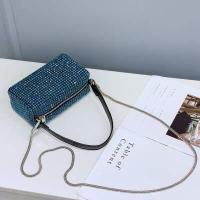 ราคา 2022ฤดูร้อนร้อน Aw Alexander Wang กระเป๋าเพชรเต็มเพชรคริสตัลกระเป๋าสะพาย C Rossbody แบบพกพาใต้วงแขนกระเป๋าสี่เหลี่ยมเล็กๆสำหรับผู้หญิง (16637845650)