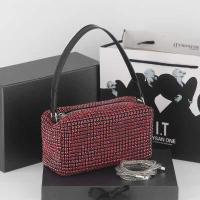 ราคา 2022ฤดูร้อนร้อน Aw Alexander Wang กระเป๋าเพชรเต็มเพชรคริสตัลกระเป๋าสะพาย C Rossbody แบบพกพาใต้วงแขนกระเป๋าสี่เหลี่ยมเล็กๆสำหรับผู้หญิง (16637845669)