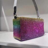 ราคา 2022ฤดูร้อนร้อน Aw Alexander Wang กระเป๋าเพชรเต็มเพชรคริสตัลกระเป๋าสะพาย C Rossbody แบบพกพาใต้วงแขนกระเป๋าสี่เหลี่ยมเล็กๆสำหรับผู้หญิง (16637845644)