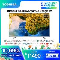 Toshiba 4K UHD LED Google TV ทีวี ขนาด 43 นิ้ว รุ่น 43C350LP