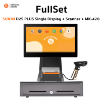 ราคา SUNMI D2splus Single เครื่องคิดเงิน พร้อมระบบขายหน้าร้าน ฟรีไม่มีรายเดือน (18957677567)