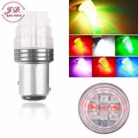 ราคา รุ่นใหม่ ไฟเบรค ไฟท้าย LED 7สี กระพริบไว้ 9smd กระพริบ7สี สำหรับติดมอเตอร์ไซค์เเละรถยนต์ 1ชิ้น (15873429866)