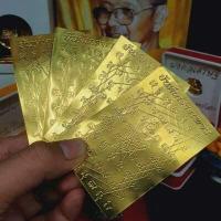 ราคา แผ่นยันต์เกราะเพชรทองเหลืองแท้ ผ่านพิธีพุทธาภิเสก เสาร์5 วัดท่าซุง อุทัยธานี ม้วนทำตระกรุดได้ ใส่กระเป๋าเงินได้ (6463112918)