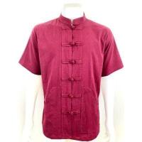 ราคา เสื้อผ้าฝ้าย ผ้าพื้นเมือง หนังกบ คอจีน กระดุมจีน กระเป๋าเฉียง แขนสั้น (9435220089)