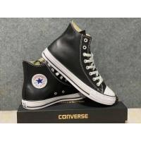 ราคา รองเท้าผ้าใบหุ้มข้อหนัง Converse All Star สีดำ (6069058912)