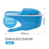 ราคา ที่เย็บกระดาษ ไร้ลูกแม็ก เย็บได้สูงสุด8แผ่น ที่เย็บกระดาษไม่ใช้ลวด (16811900371)