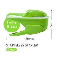 ราคา ที่เย็บกระดาษ ไร้ลูกแม็ก เย็บได้สูงสุด8แผ่น ที่เย็บกระดาษไม่ใช้ลวด (16811900372)