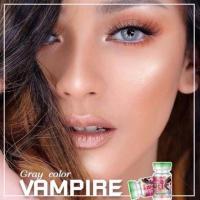 ราคา คอนแทคเลนส์ บิ๊กอาย รุ่น Vampire twilight Vampire สีเทา ตาล gray brown มีค่าสายตา 0 00 6 50 (15973372797)