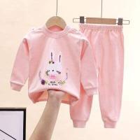 ราคา พร้อมส่งในไทย ชุดนอนเด็ก ชุดกันหนาวเด็ก เสื้อแขนยาว กางเกงขายาว ผ้า cotton เนื้อผ้านุ่มใส่สบายตัว ไม่ระคายผิว ลายน่ารักตรงปก size 73 140 (16142592844)