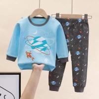 ราคา พร้อมส่งในไทย ชุดนอนเด็ก ชุดกันหนาวเด็ก เสื้อแขนยาว กางเกงขายาว ผ้า cotton เนื้อผ้านุ่มใส่สบายตัว ไม่ระคายผิว ลายน่ารักตรงปก size 73 140 (17593070089)