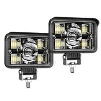 ราคา TTmall ไฟสปอตไลท์ Led 4 นิ้ว 72 วัตต์ ไฟสปอร์ตไลท์รถยนต์ไฟหน้ารถไฟท้าย แสงสีขาว สีเหลือง ไฟตัดหมอกรถจักรยานยนต์รถบรรทุก 12V 24V 72W LED (11962951975)