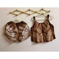 ราคา ชุดมัดย้อม สายเดี่ยวขาสั้น ชุดเซตเสื้อกางเกงมัดย้อม (9084319292)