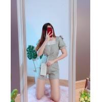 ราคา K11 Set ชุดเซ็ต ชุดเซ็ตลายสก๊อต ชุดเซ็ตขาสั้น เสื้อ กางเกง เสื้อผ้าผู้หญิง ชุดเซ็ตน่ารัก ชุดเซ็ท Set กางเกงขาสั้น อกลูกไม้ (16642327300)