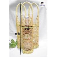 ราคา ชะลอม ใส่ขวดน้ำผึ้ง ขวดไวน์ ขวด แก้ว ของขวัญ ตะกร้าใส่ขวดเหล้า ตะกร้าใส่ขวด ที่ใส่ขวด ตะกร้าใส่ขวดน้ำผึ้ง ตะกร้าใส่ขวดไวน์ก้านมะพร้าว (16051162054)