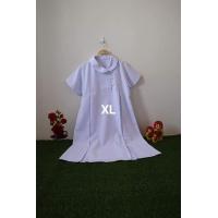 ราคา ชุดคลุมท้องพยาบาลสีขาว ชุดคลุมท้องผู้ช่วยพยาบาลสีเหลือง ชุดคลุมท้องไซส์ใหญ่อก44 50นิ้ว ใส่ถึงคลอดค่ะ (17519479012)