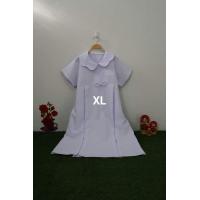 ราคา ชุดคลุมท้องพยาบาลสีขาว ชุดคลุมท้องผู้ช่วยพยาบาลสีเหลือง ชุดคลุมท้องไซส์ใหญ่อก44 50นิ้ว ใส่ถึงคลอดค่ะ (17519479011)