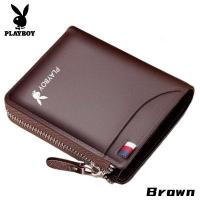ราคา 2021ใหม่Playboyผู้ชายPUกระเป๋าสตางค์หนังชายหนุ่มกระเป๋าสตางค์แบบมีซิปสไตล์เกาหลีคนขับรถแฟชั่นใบอนุญาตเคสหนังกระเป๋าสตางค์ (6480768287)