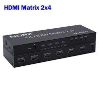 ราคา 6 4K 60Hz True HDMI Matrix 4X4 HDMI 2 0 Matrix 2X4 4X2 4X4 Switch Splitter Converter 4X4เมทริกซ์ RS232 การควบคุม EDID HDCP 2 2 (15637138149)