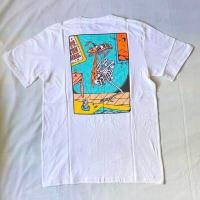 ราคา Vans Skull Skater ชายเสื้อสีขาวและแฟชั่นสำหรับผู้หญิงเสื้อยืด (9596310872)