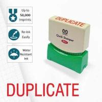 ราคา SANBY ตรายางสำเร็จรูป หมึกในตัว ซันบี้ QUICK STAMPER สีแดง QSAE D4R DUPLICATE (340689888)