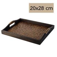 ราคา THAILUCKY ถาดไม้ ถาดเสิรฟอาหาร ถาดใส่ผลไม้ ถาดสี่เหลี่ยมใส่น้ำชา โค้งสาน ของตกแต่ง ของใช้ในบ้าน สวยงาม ใช้บนโต๊ะอาหาร มีหลายขนาดให้เลือก (1917158270)
